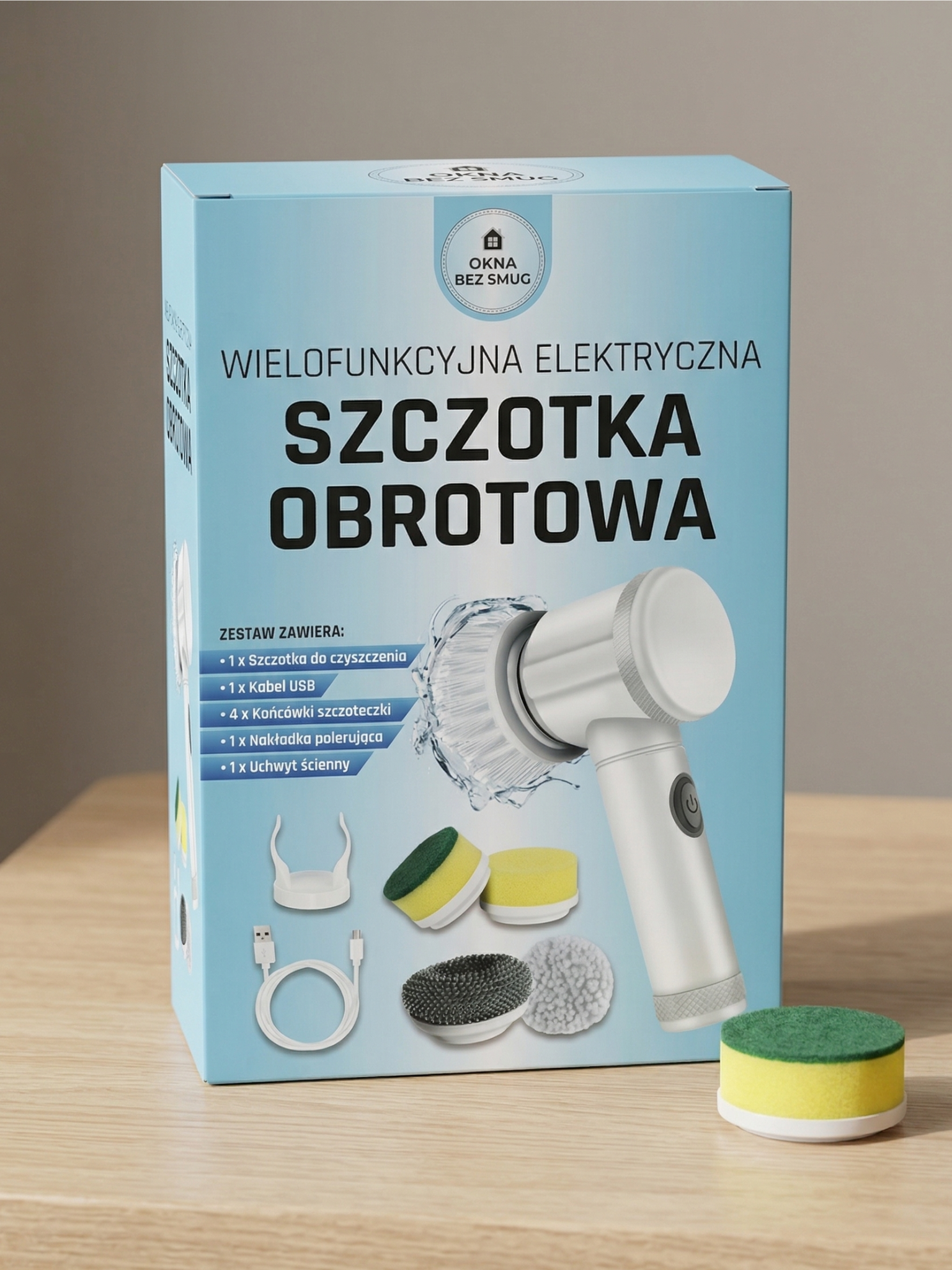 OknaBezSmug PowerBrush™ – Szczotka Obrotowa 5w1 - obrazek 2